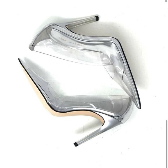 Good American Heels-Clear Lucite-Stilleto - Picture 6 of 11
